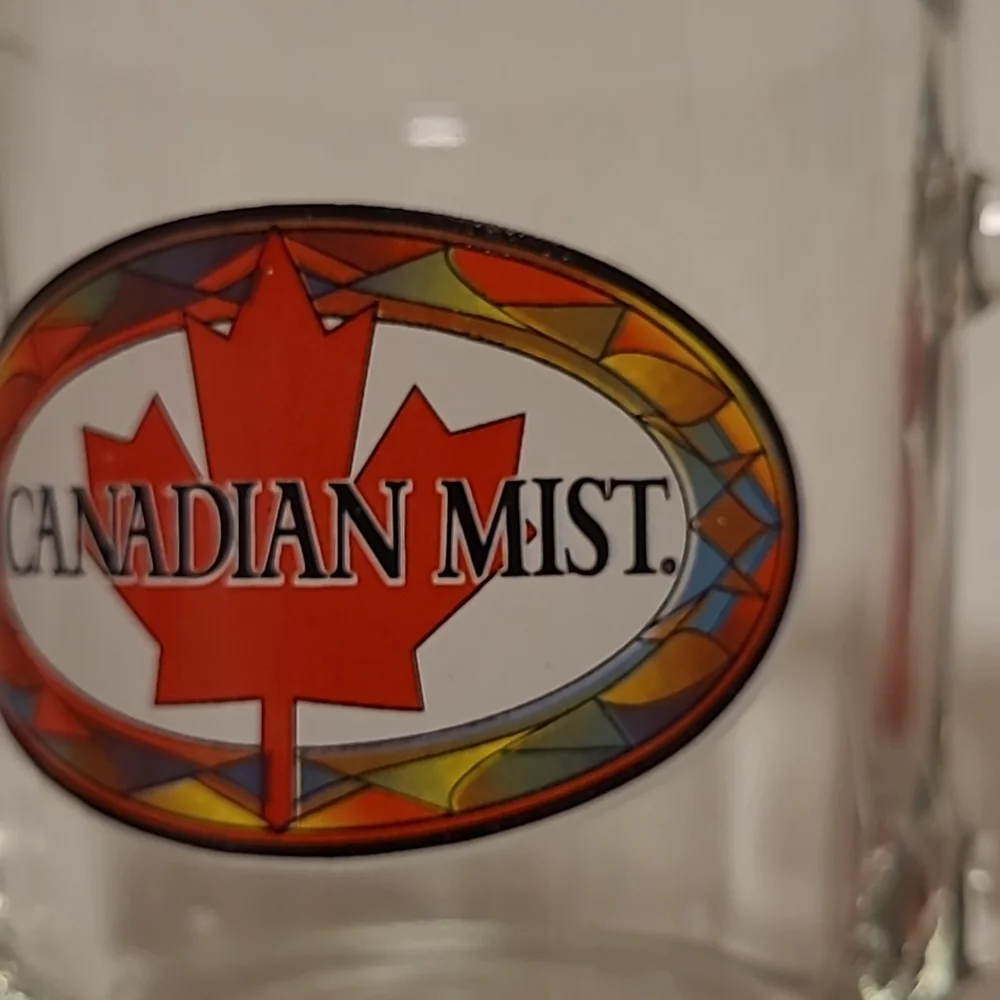 Set of 4 Vintage Canadian Mist Whiskey Mugs